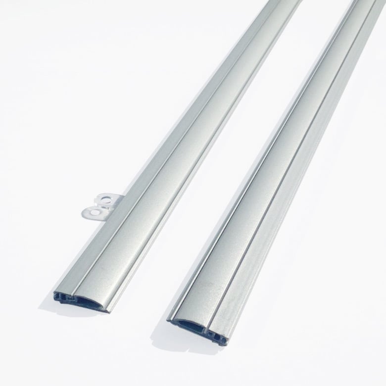 AC00101_S_HBKIT Brushed Aluminium Effect Hanging Bars Kit
