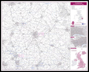 UK00766_L_LBDBL - Cambridge Postcode Sector Map