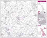 UK00766_L_LAMIN - Cambridge Postcode Sector Map