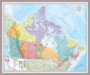 CM00404_S_PINAL - Canada Wall Map Political