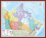 CM00404_S_PINOK - Canada Wall Map Political