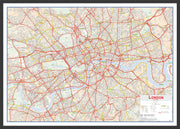 UK00029_L_WDBLA - Central London street Wall Map