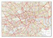 UK00029_L_CANVA - Central London street Wall Map