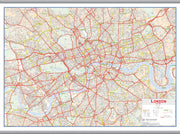 UK00029_L_LAMHB - Central London street Wall Map