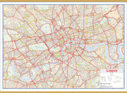 UK00029_H_LWDHB - Central London street Wall Map