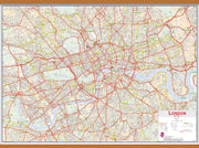 UK00029_L_CWDHB - Central London street Wall Map