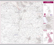 UK00768_L_LAMHB - Chester Postcode Sector Map