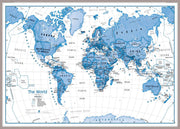 WM01228_L_LBDAL - Children's Art Map of the World Blue