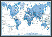 WM01228_L_LBWBL - Children's Art Map of the World Blue