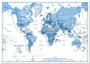 WM01228_H_LMBRD - Children's Art Map of the World Blue