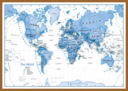 WM01228_L_WDTEA - Children's Art Map of the World Blue