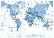 WM01228_M_LAMIN - Children's Art Map of the World Blue