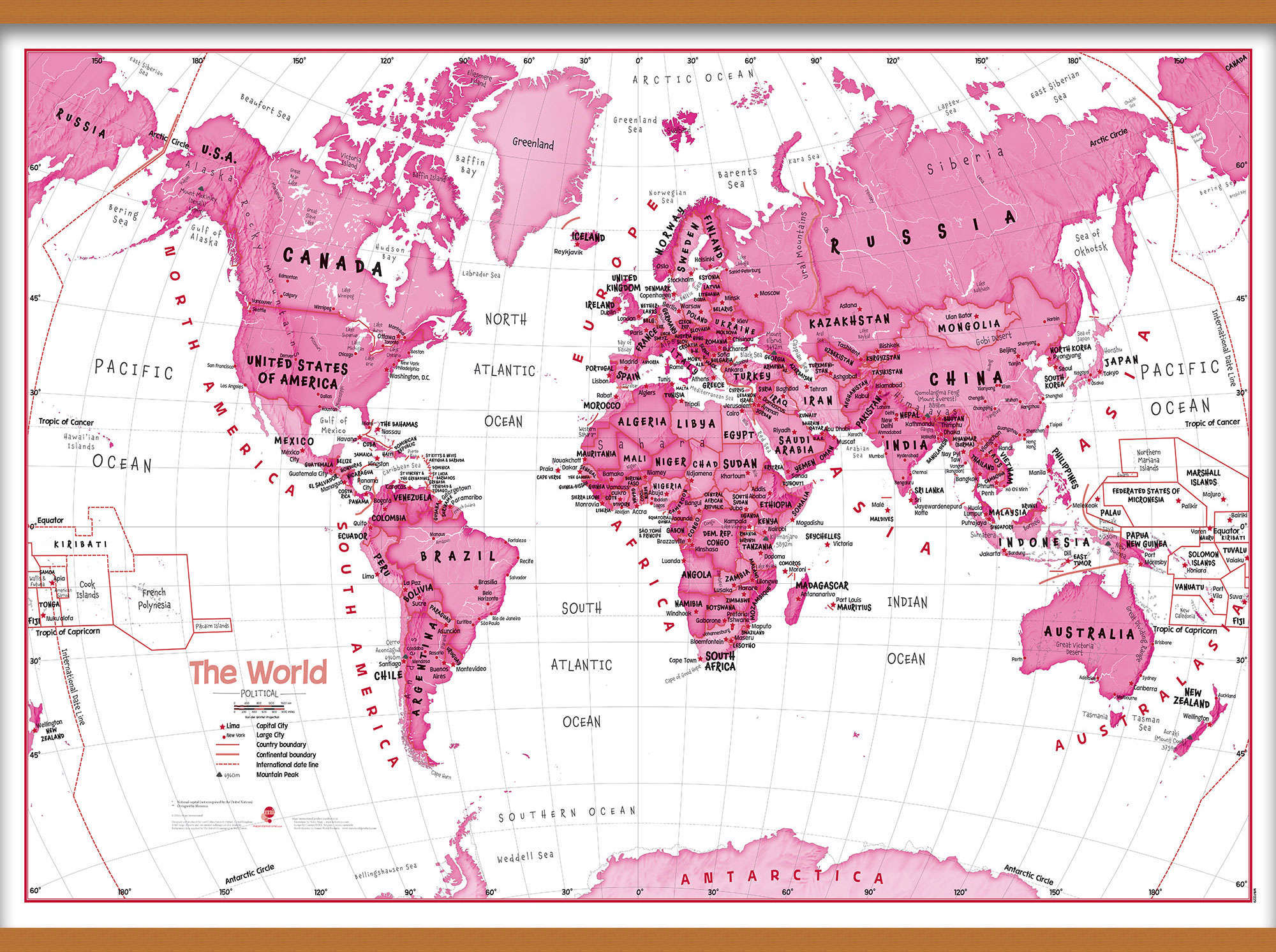 WM01229_L_CWDHB - Children's Art Map of the World Pink
