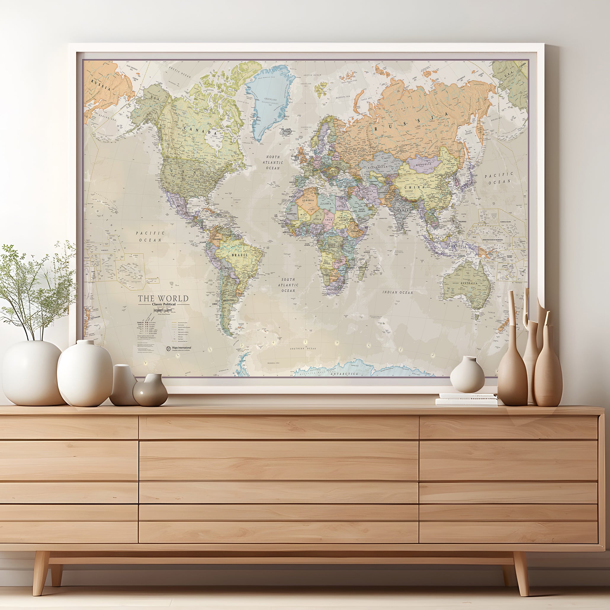 World Wall Maps