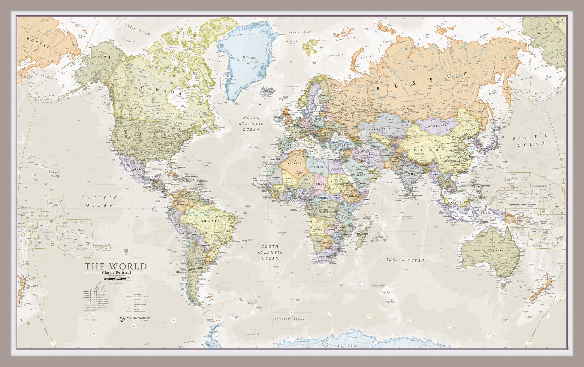 WM01192_M_PINAL - Classic World Map