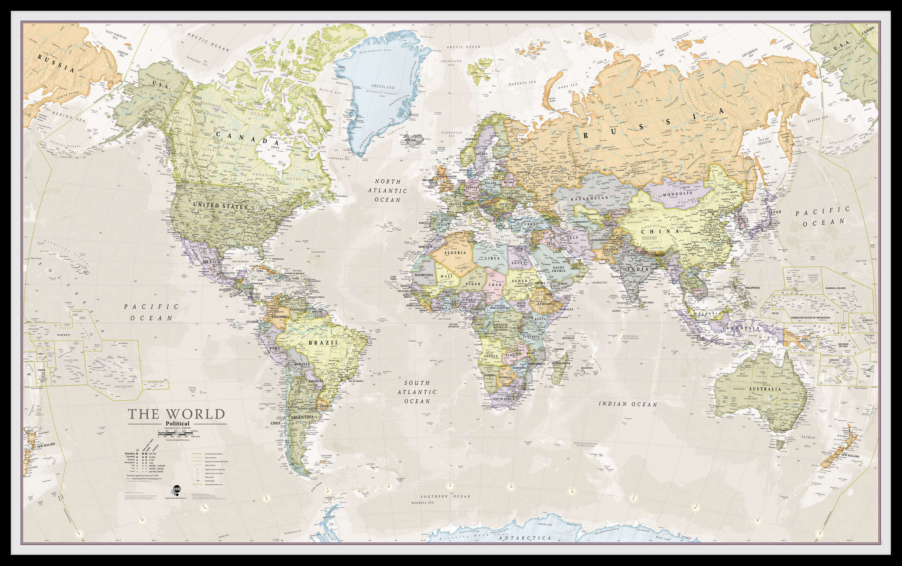 WM01192_L_LBDBL - Classic World Map