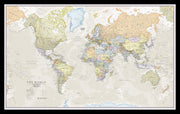 WM01192_S_PINBL - Classic World Map