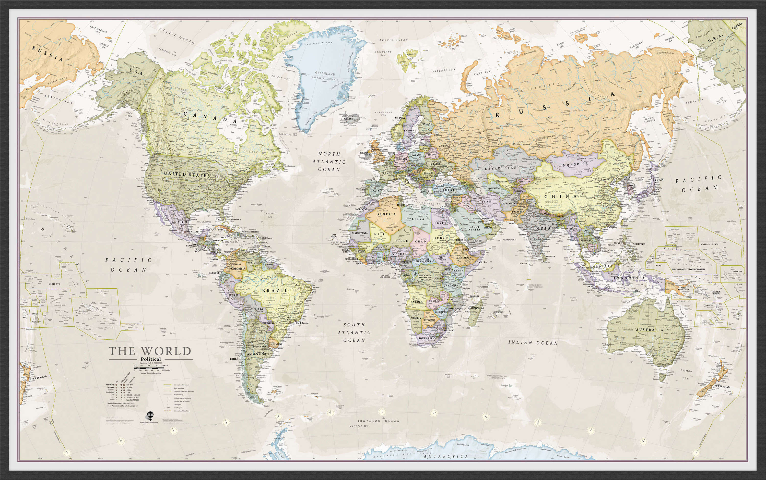 WM01192_L_LBWBL - Classic World Map