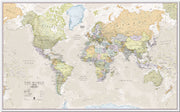 WM01192_S_PNBRD - Classic World Map