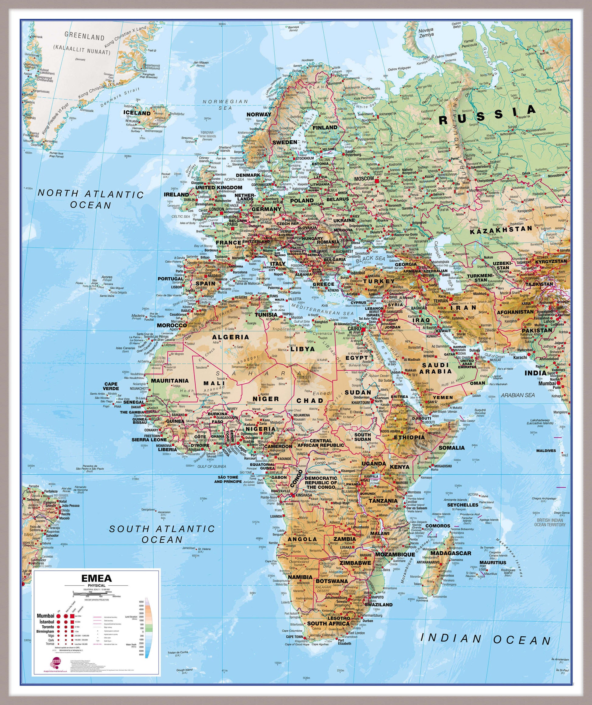 CT00801_L_MGFAL - Europe Middle East Africa (EMEA) Physical Map