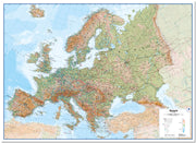 CT00409_L_LMBRD - Europe Wall Map Physical