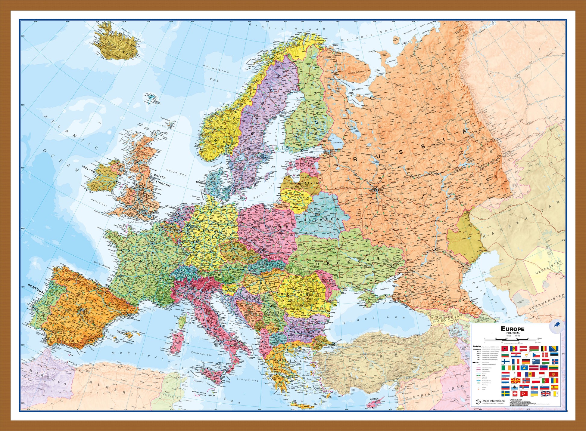 CT00011_L_LBDOK - Europe Wall Map Political