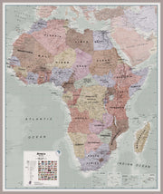 CT00696_H_LBDAL - Executive Africa political Wall Map
