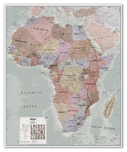 CT00696_LU_CANVA - Executive Africa political Wall Map