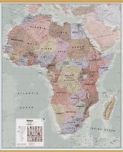 CT00696_H_LWDHB - Executive Africa political Wall Map