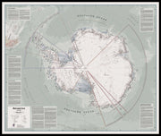 CT00697_H_LBDBL - Executive Antarctica Wall Map Political