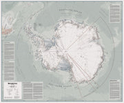 CT00697_LU_PAPER - Executive Antarctica Wall Map Political