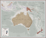 CT00699_L_LBDAL - Executive Australasia Wall Map Political