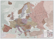 CT00695_L_PAPER - Executive Europe Wall Map Political