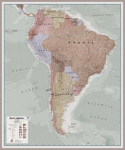 CT00701_H_LBDAL - Executive South America Wall Map Political