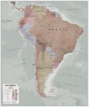 CT00701_LS_LAMIN - Executive South America Wall Map Political