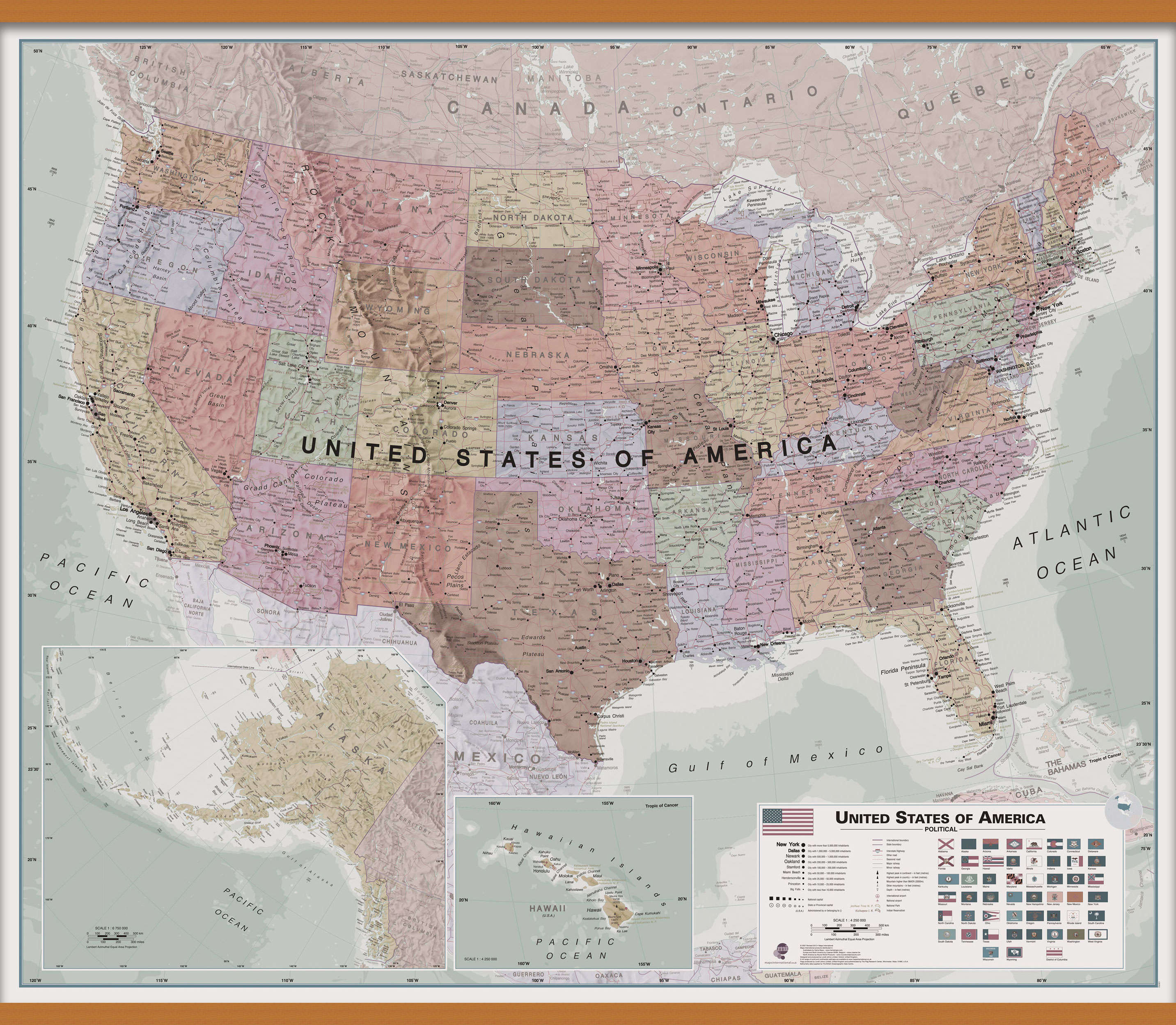 CM00702_L_CWDHB - Executive USA Wall Map