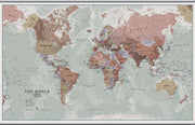 WM00671_L_CANHB - Executive World Wall Map Political