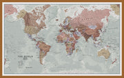 WM00671_L_LBDOK - Executive World Wall Map Political