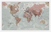 WM00671_M_WDWHI - Executive World Wall Map Political