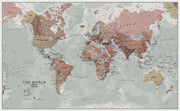 WM00671_L_CANRL - Executive World Wall Map Political
