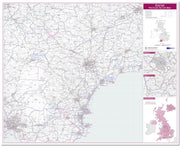 UK00770_L_LMBRD - Exeter Postcode Sector Map