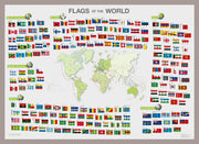 WM00010_M_PINAL - Flags of the World poster
