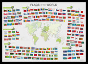 WM00010_M_PINBL - Flags of the World poster