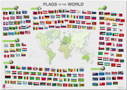 WM00010_M_PNBRD - Flags of the World poster