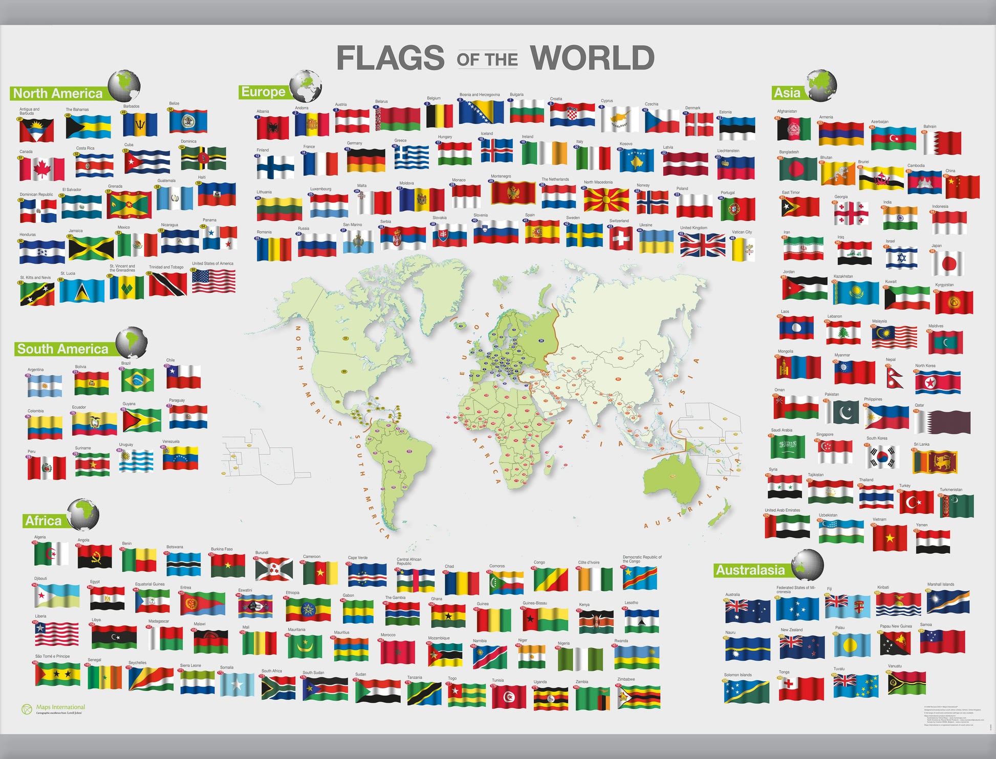 WM00010_M_LAMHB - Flags of the World poster