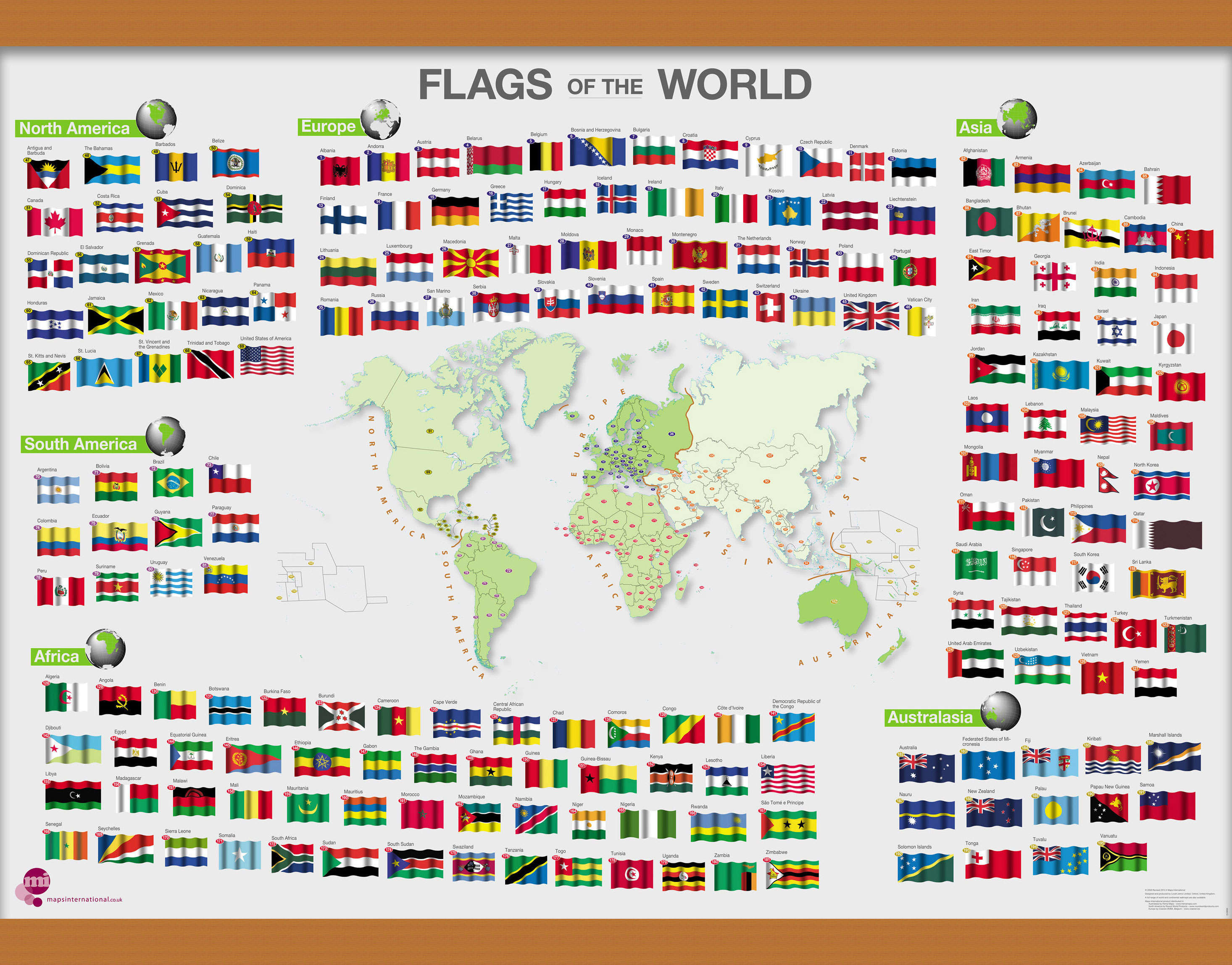WM00010_M_CWDHB - Flags of the World poster