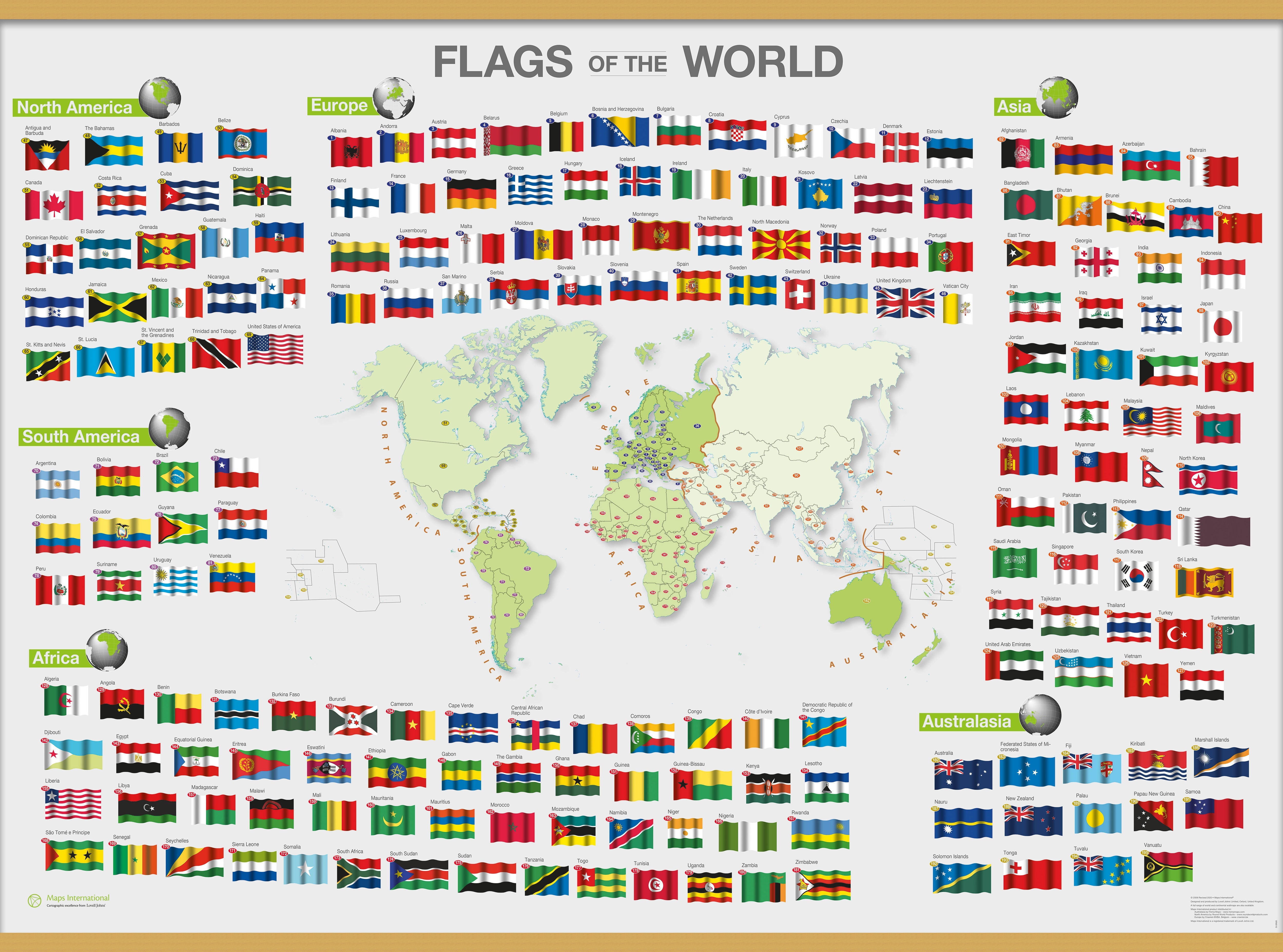 WM00010_M_CWDHB - Flags of the World poster