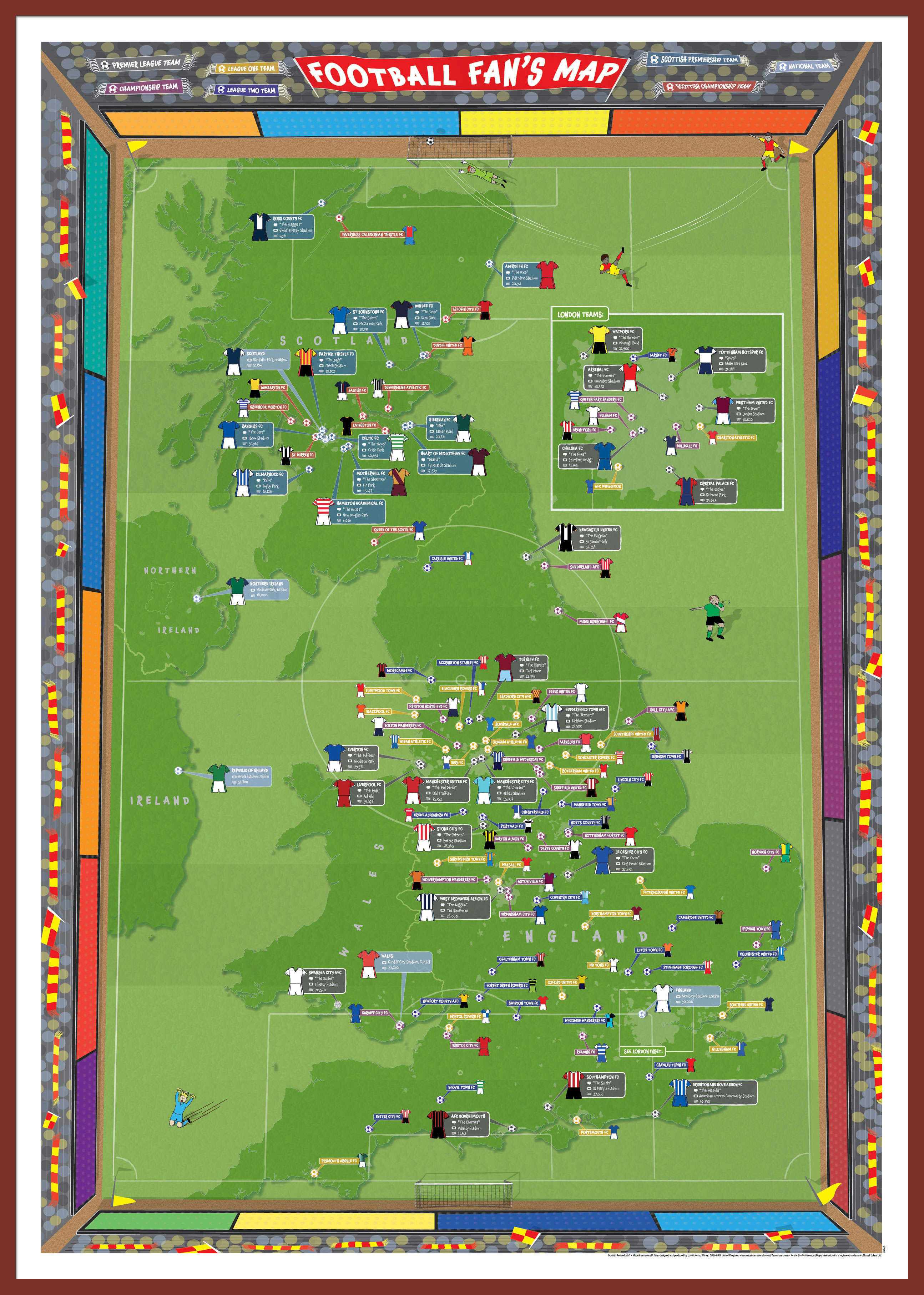 UK00887_L_LBDOK - Football Fan's Stadium Map