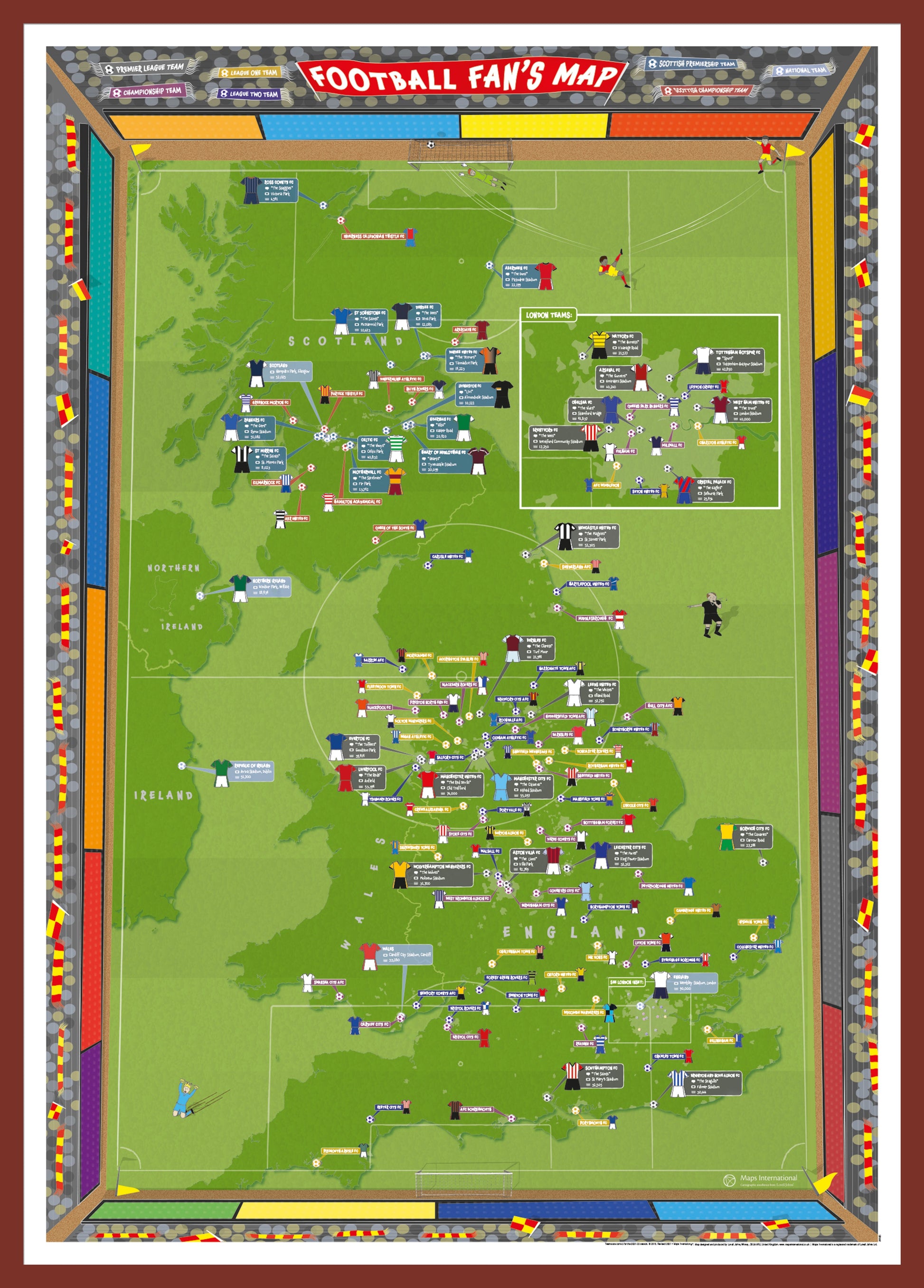 UK00887_M_PINOK - Football Fan's Stadium Map