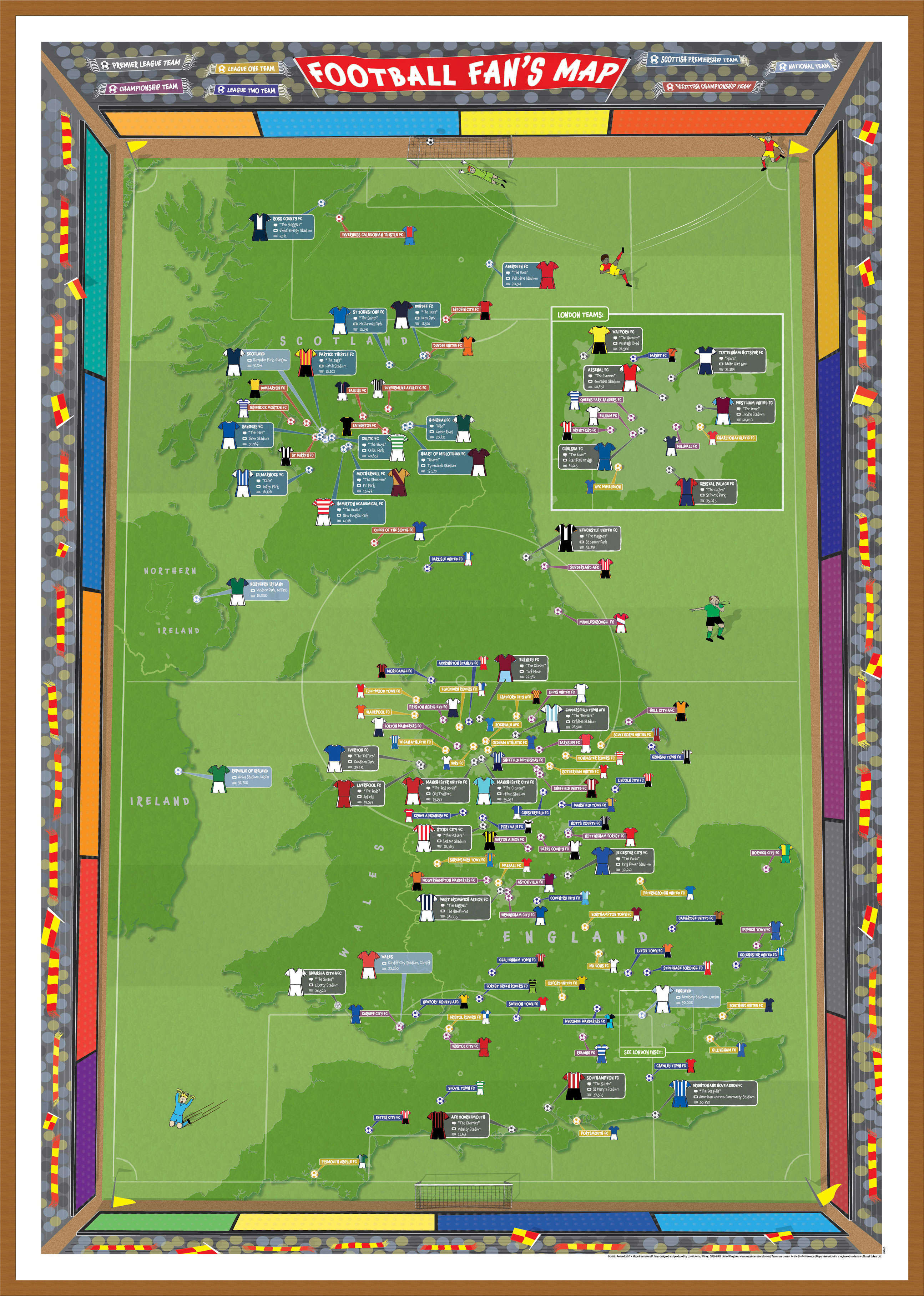 UK00887_L_LBWTE - Football Fan's Stadium Map